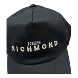 John Richmond Cappello con Visiera Tinta Unita con Logo per Bambina RGP26027BT NERO JOHN RICHMOND 