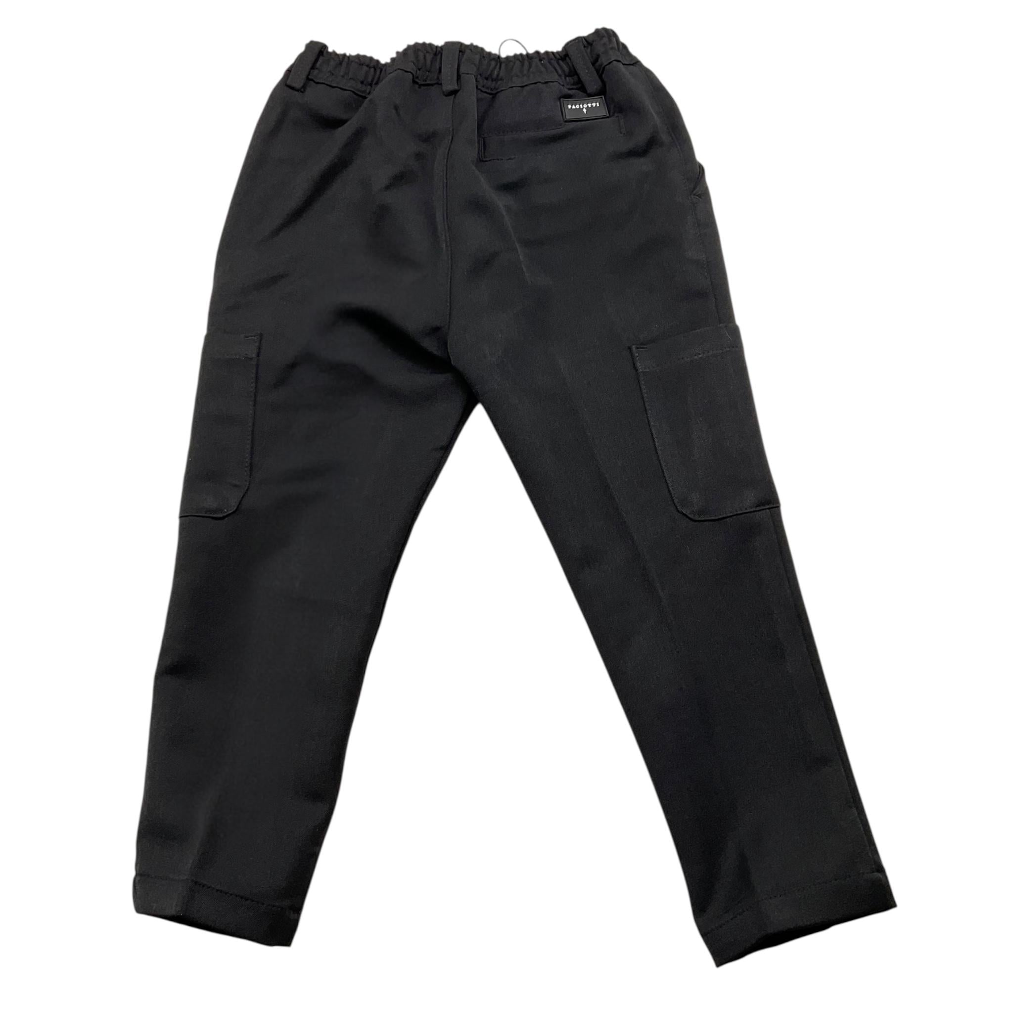 CESARE PACIOTTI pantalone tinta unita con elastico in vita Nero per Bambino PTP5350J NERO CESARE PACIOTTI 