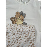 Mayoral Completo 4 Pezzi 2Shirt-2Pantalone Bianco per Neonata 1760 BIANCO MAYORAL 