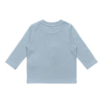 K-WAY shirt girocollo tinta unita con logo Azzurro per Neonato K6123WWXXX AZZURRO K-WAY 