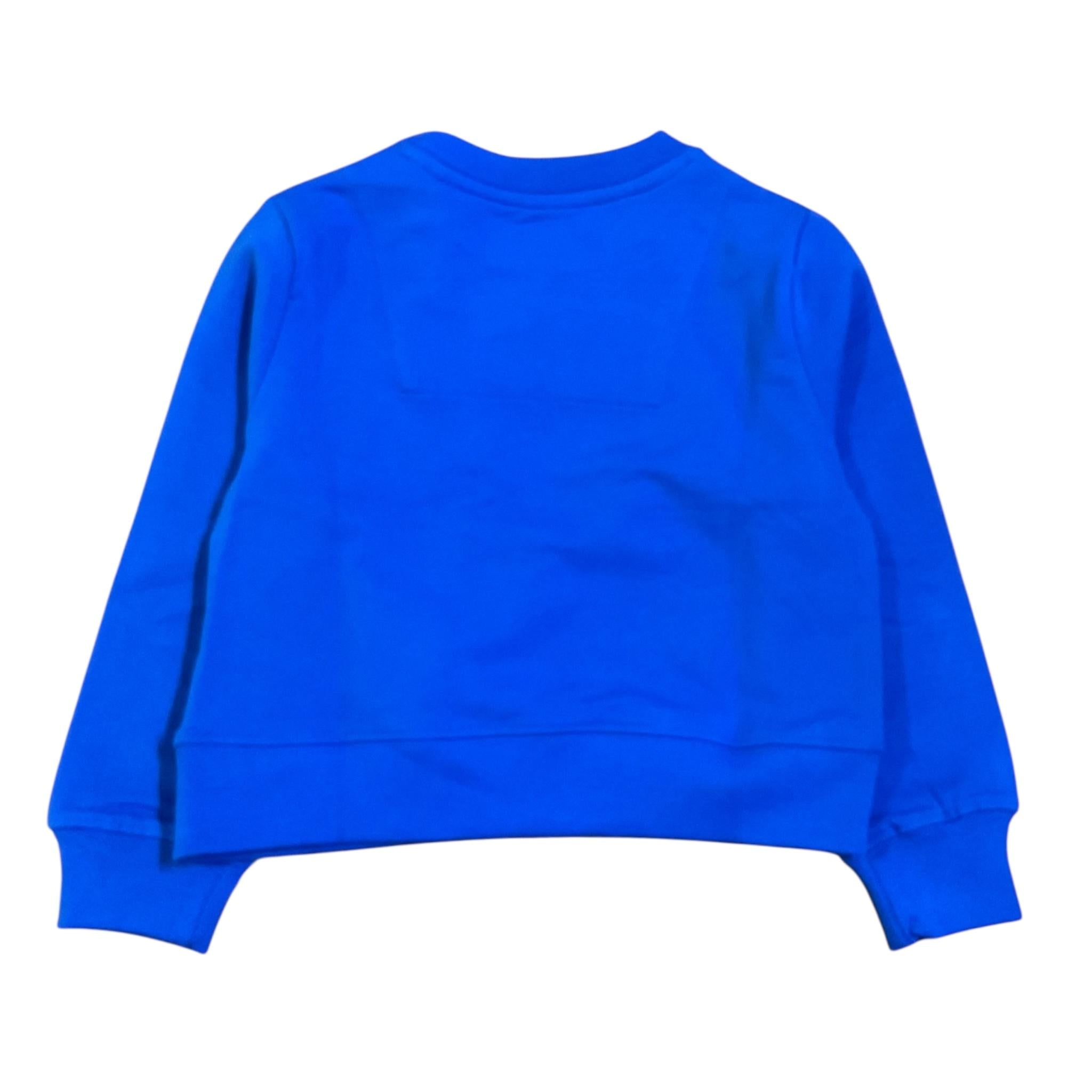 Aeronautica Militare Felpa Chiusa Girocollo Tinta Unita con Stampa Logo per Neonato 251FE0027A COBALTO AERONAUTICA MILITARE 