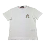 Replay T-Shirt Girocollo Tinta Unita con Stampa per Bambino SB7401 BIANCO REPLAY 