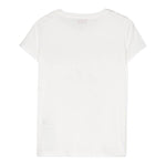 Emilio Pucci T-Shirt Tinta Unita Girocollo con Stampa  per Bambina PV8B41 BIANCO EMILIO PUCCI 