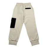 Suns Pantalone tinta unita con Logo Panna per Bambino PFS5101U PANNA SUNS 
