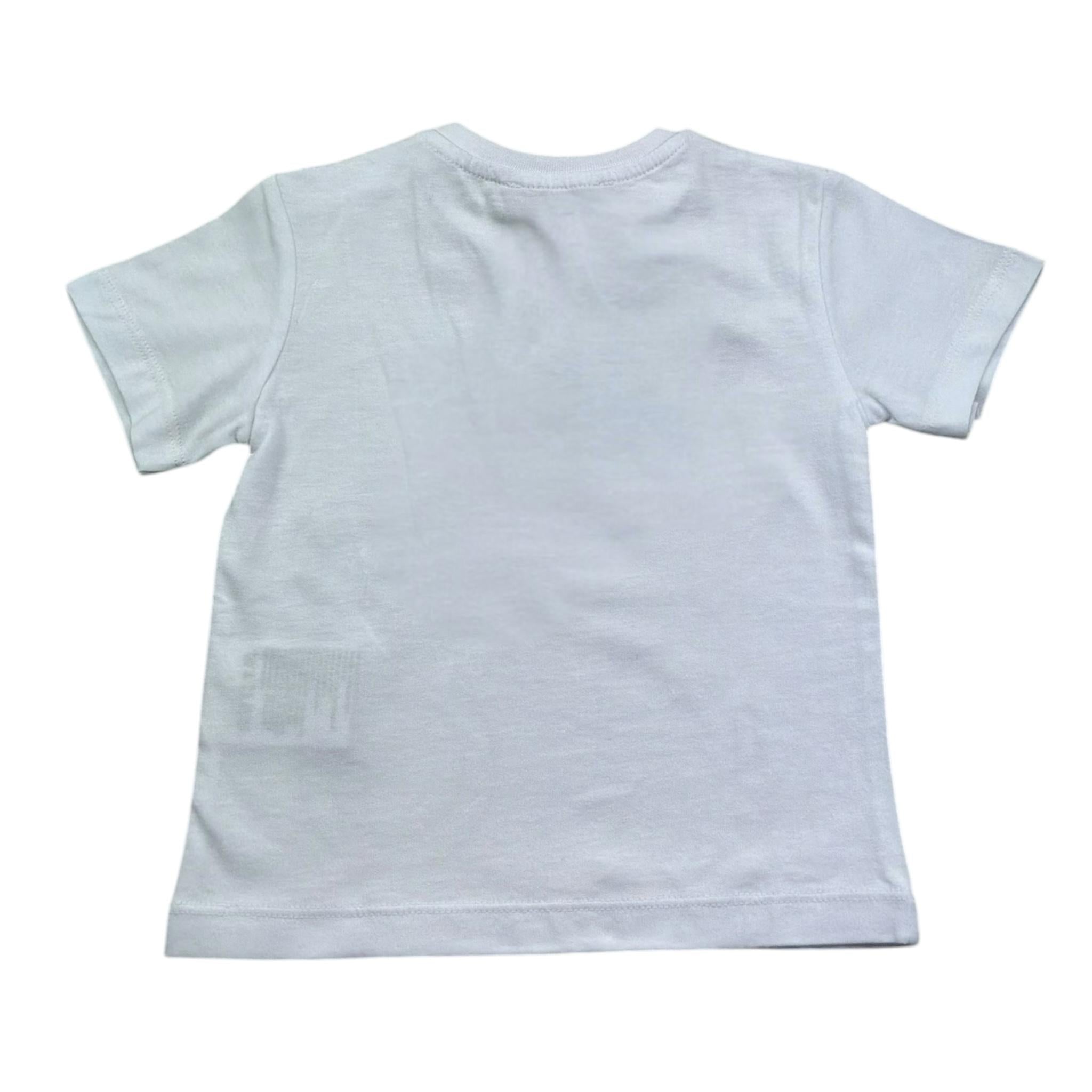 Iceberg T-Shirt Girocollo Tinta Unita con Stampa per Neonato TSICE5109BX BIANCO ICEBERG 