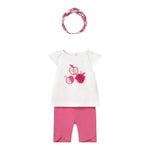 Mayoral Completo 3 Pezzi Canotte-Leggins-Fascia Capelli per Neonata 1763 BIANCO MAYORAL 