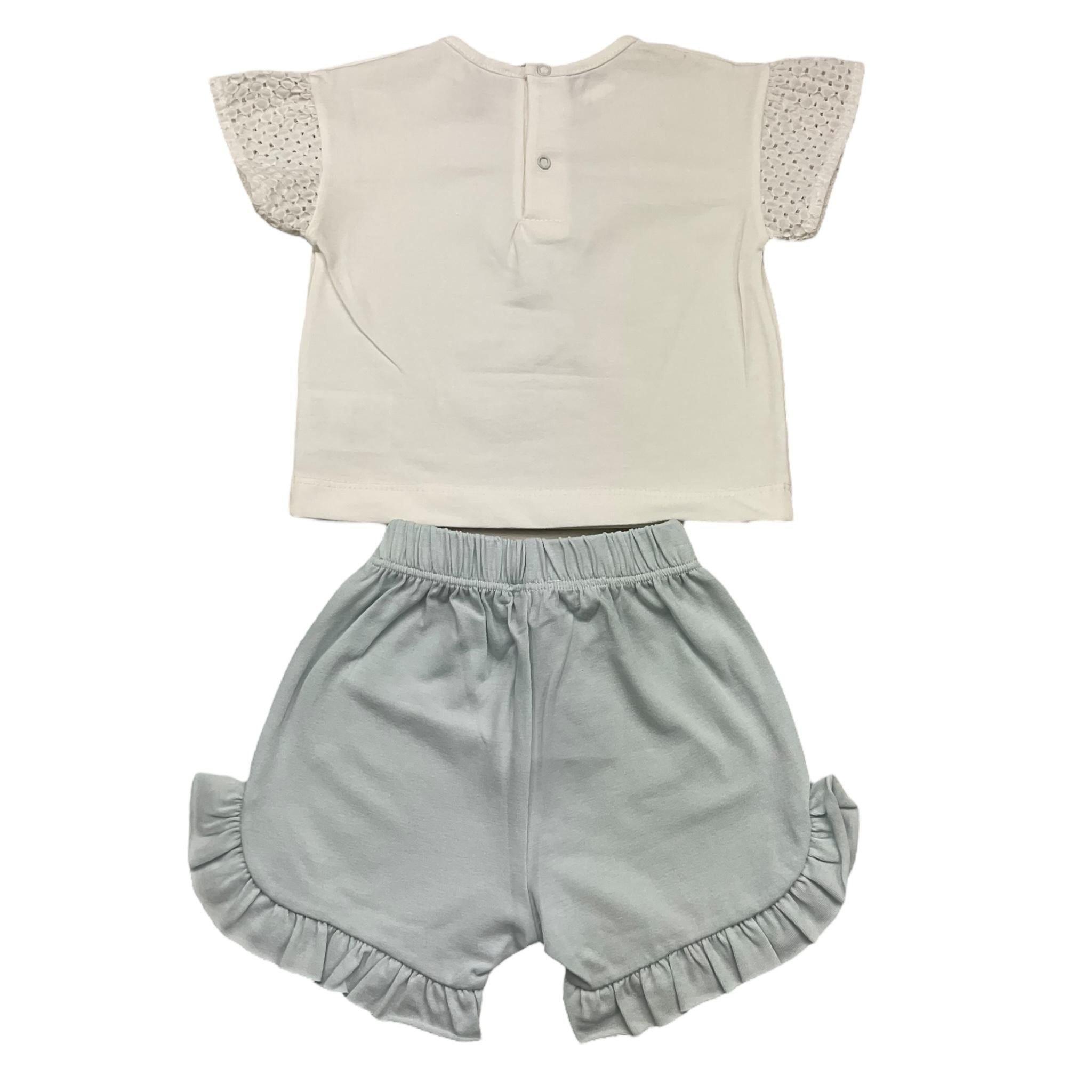LALALU' CCL8MNBIANCO/AZZURRO