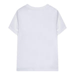 Moschino T-Shirt Girocollo Tinta Unita con Orso per Neonato MUM04AXX BIANCO MOSCHINO 
