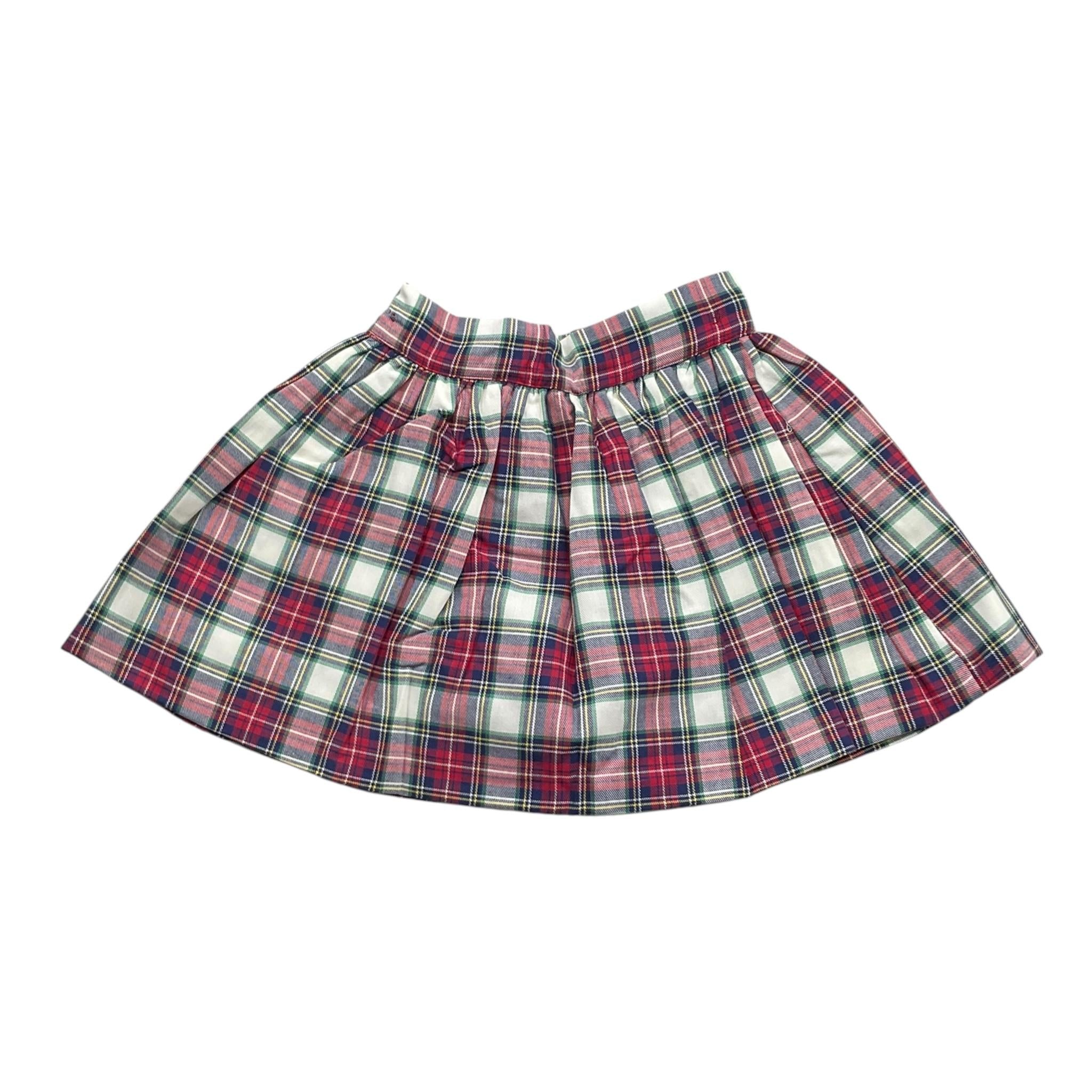 LA STUPENDERIA gonna tinta unita con girovita regolabile Rosso per Bambina TJGN44X ROSSO LA STUPENDERIA 