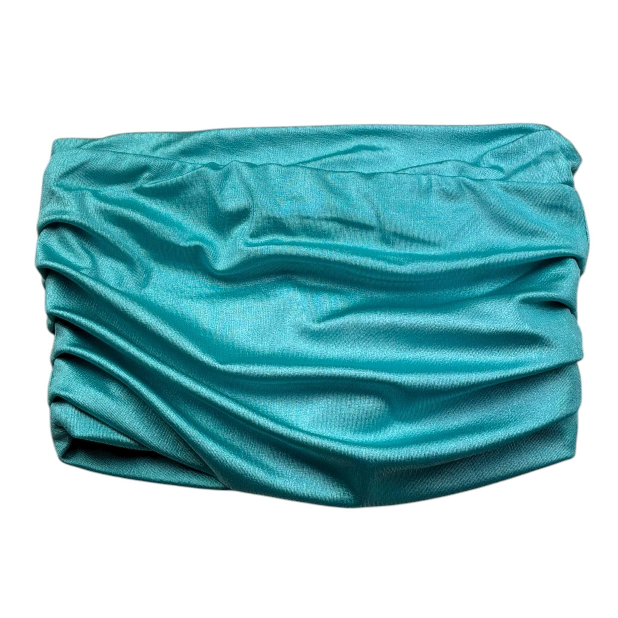 Fun & Fun Top Fascia Tinta Unita per Bambina FNCJTP16717X VERDE ACQUA FUN & FUN 