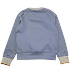 K-WAY felpa bicolore girocollo con logo Azzurro per Bambino K2131RW AZZURRO K-WAY 