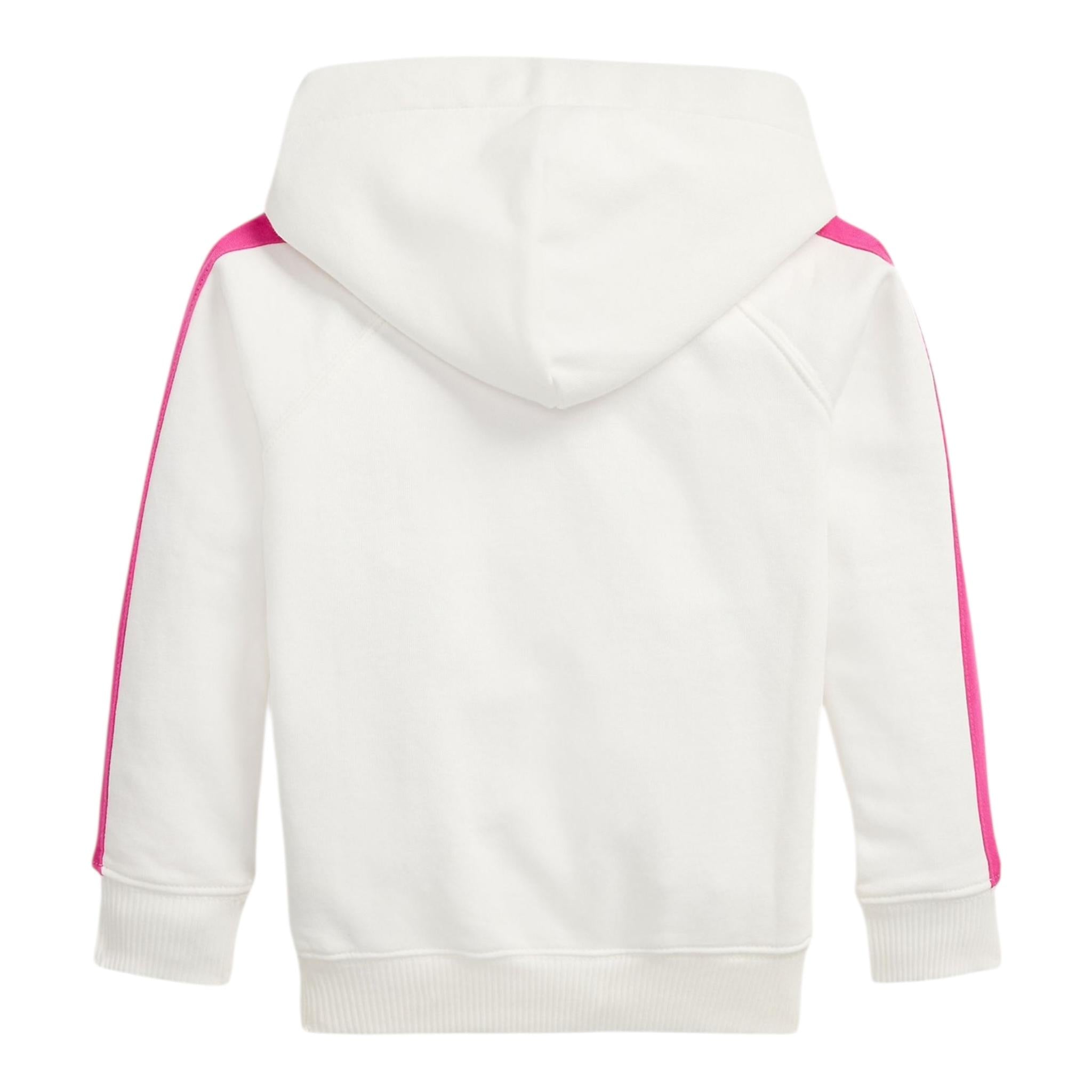 Ralph Lauren Felpa Chiusa con Cappuccio Tinta Unita per Bambina 313957348001 BIANCO RALPH LAUREN 