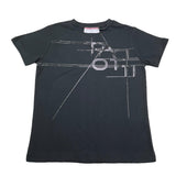 Cesare Paciotti T-Shirt Girocollo Tinta Unita con Stampa per Bambino TSP5165J NERO CESARE PACIOTTI 