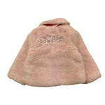 GUESS pelliccia tinta unita con zip e logo Rosa per Neonata K4BL06WCFX0 ROSA GUESS 