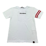 Zu+Elements T-Shirt Girocoll Tinta Unita con Logo per Bambino ZU316 BIANCO ZU+ELEMENTS 