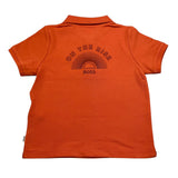 Boss Polo Mezza Manica Tinta Unita per Bambino J52101J ARANCIONE BOSS 
