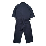 Trussardi Completo 3 Pezzi Giacca-Gilet-Pantalone Tinta Unita per Neonato TIP25063GC BLU TRUSSARDI 