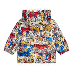 Guess Giubbino Tinta Unita con Zip E Cappuccio per Neonato I4YL00WEGY0 BIANCO GUESS 