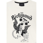John Richmond T-Shirt Girocollo Tinta Unita con Stampa per Neonato RBP25058TSX PANNA JOHN RICHMOND 