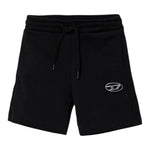 Diesel Bermuda Tinta Unita con Logo per Bambino J02239 NERO DIESEL 