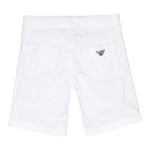 Emporio Armani Bermuda Tinta Unita con 5 Tasche per Bambino 8N4S01X BIANCO EMPORIO ARMANI 