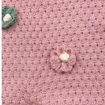 MARLU' tutina tinta unita con applicazini Rosa per Neonata IB1310 ROSA MARLU' 