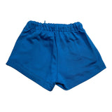 Diesel Short In Felpa Tinta Unita Con Stampa In Contrasto Blu Per Bambina
