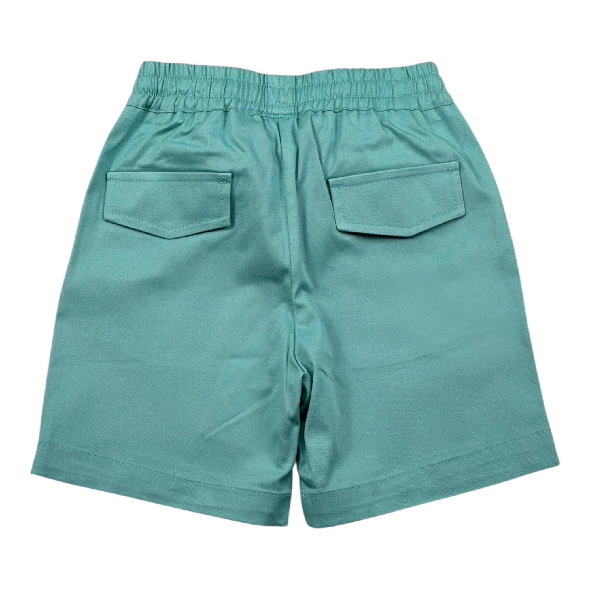 Daniele Alessandrini Bermuda Tita Unita con Elastico In Vita per Neonato 1296S00238XXX VERDE DANIELE ALESSANDRINI 