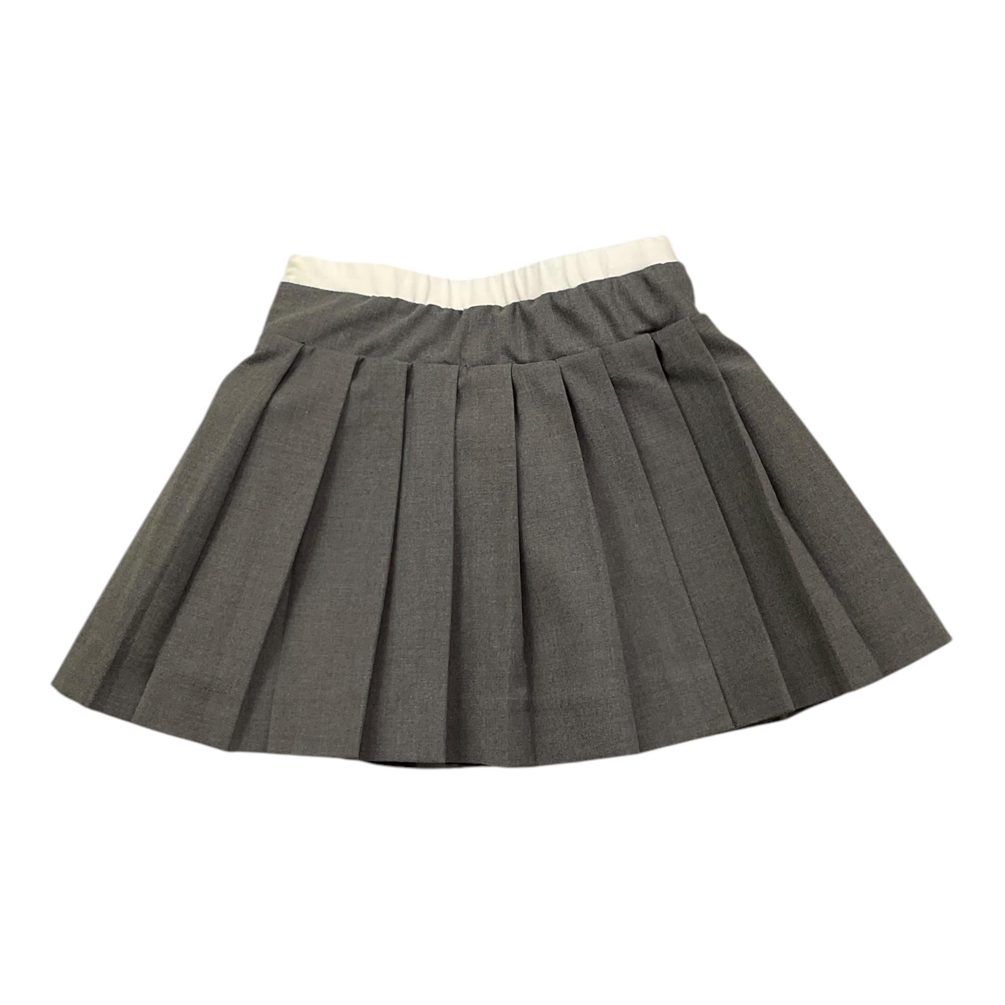 LE BEBE' gonna tinta unita con elastico in vita Grigio per Neonata LBG6086 GRIGIO LE BEBE' 