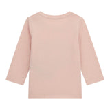 GUESS shirt girocollo tinta unita con stampa in contrasto  Rosa per Bambina A4I05K6YW4J ROSA GUESS 