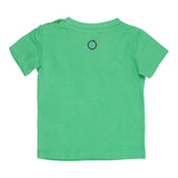 Trussardi T-Shirt Girocollo Tinta Unita con Logo per Neonato TIP24069TSX VERDE TRUSSARDI 
