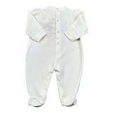 Elisabetta Franchi Tutina Tinta Unita con Stampa per Neonata ENTU105 BIANCO ELISABETTA FRANCHI 