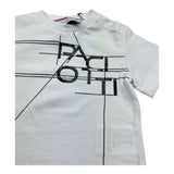 Cesare Paciotti T-Shirt Girocollo Tinta Unita con Stampa per Neonato TSP5165BXX BIANCO CESARE PACIOTTI 