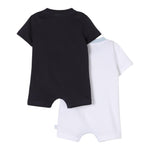 K-Way Set 2 Pagliaccetti Bicolore per Neonato K4124VW BIANCO/BLU K-WAY 