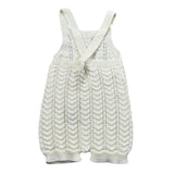 Cnd Pagliaccetto Tinta Unita Traforato per Neonata 55926469 PANNA CND 