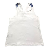 Piccola Ludo Completo 2 Pezzi Canotta-Short Bianco Per Bambina
