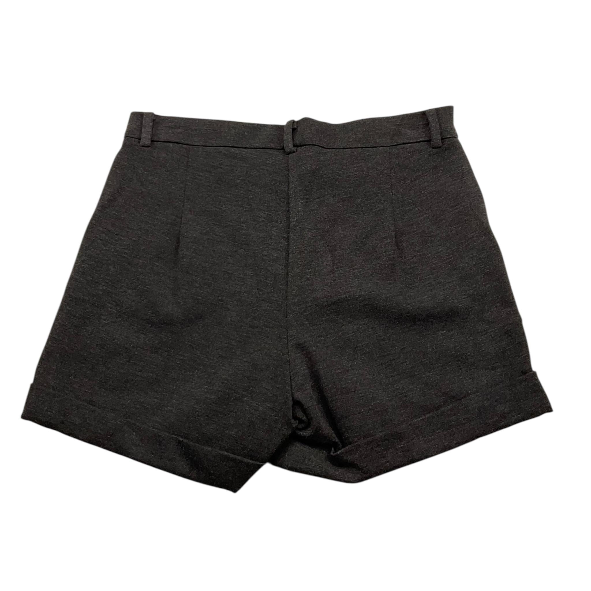 MONNALISA short tinta unita con applicazione Grigio per Bambina 418403AN GRIGIO MONNALISA 