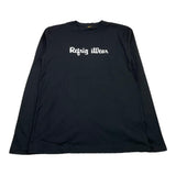 REFRIGIWEAR shirt girocollo tinta unita con stampa Nero per Bambino RW782 NERO REFRIGIWEAR 