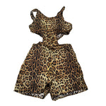 4Giveness Tuta Intera Fantasia Maculata Marrone per Bambina 0847 MARRONE 4GIVENESS 