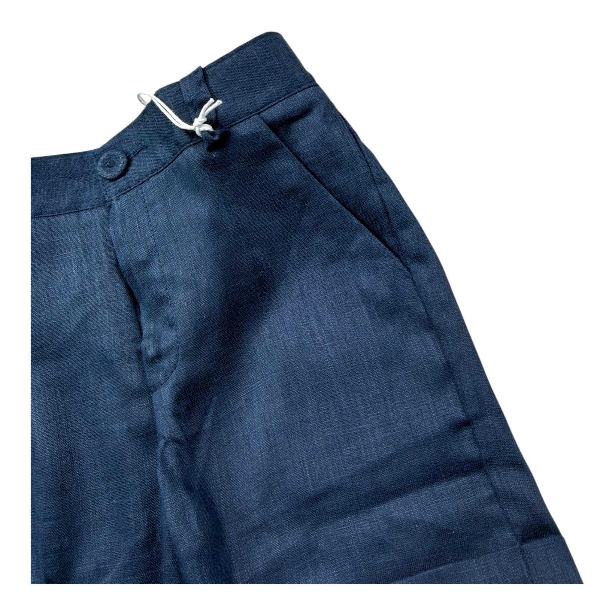 Manuel & Frank Bermuda Tinta Unita con Elastico In Vita per Neonato MF2180I BLU MANUEL & FRANK 