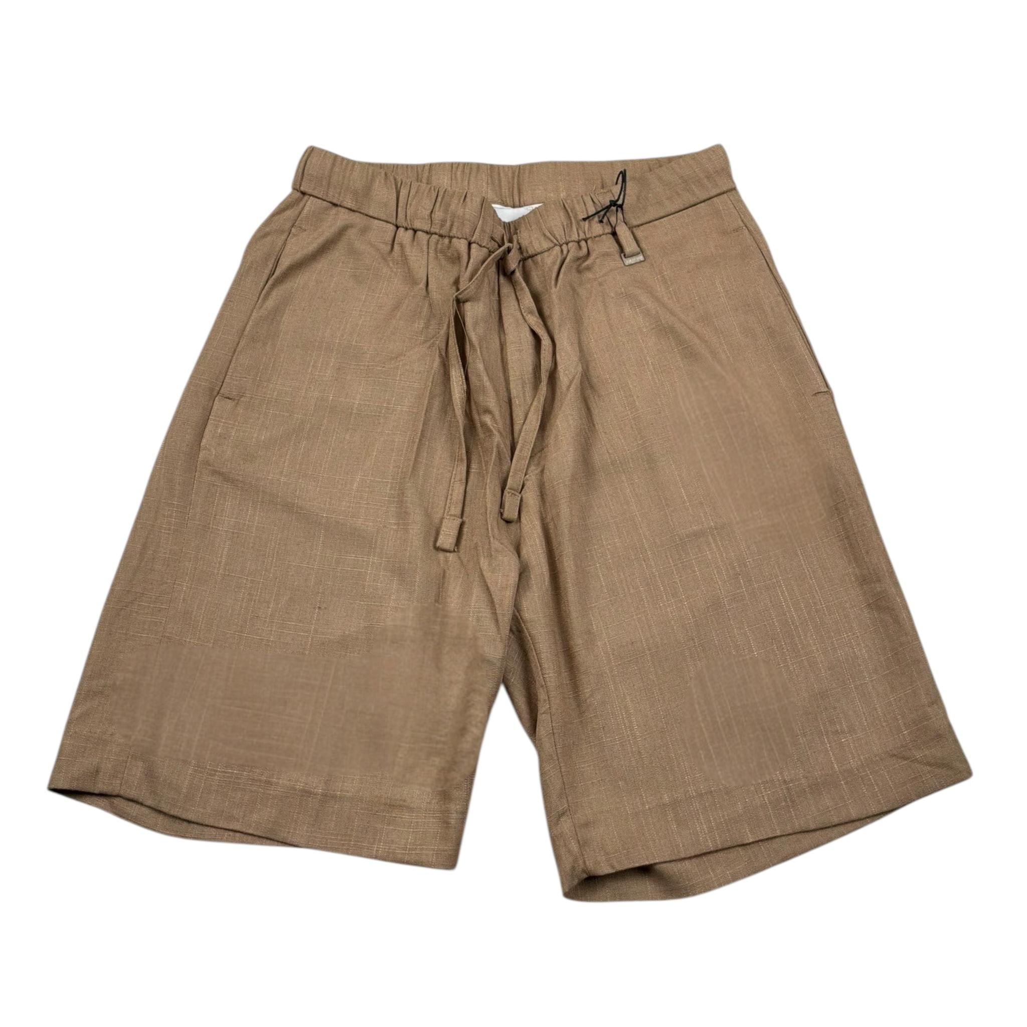 I'M Brian Bermuda Tinta Unita con Elastico In Vita per Bambino BE3247JX BEIGE I'M BRIAN 