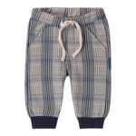 MINI BANDA completo 2pz tinta unita felpa-pantalone Blu per Neonato 3A610 BLU MINI BANDA 