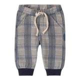 MINI BANDA completo 2pz tinta unita felpa-pantalone Blu per Neonato 3A610 BLU MINI BANDA 