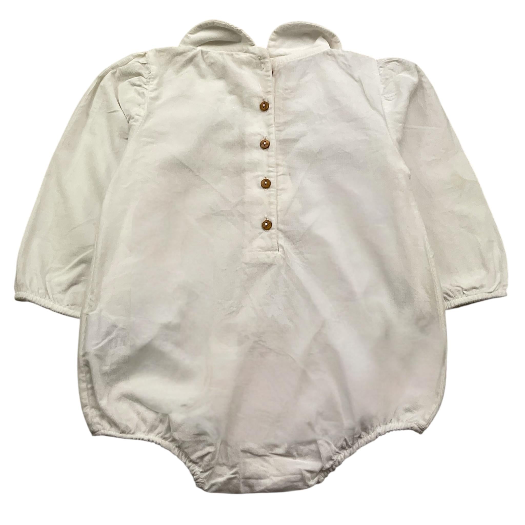 WEDOBLE camicia body tinta unita manica lunga Panna per Neonato I2209916A PANNA WEDOBLE 