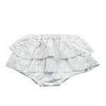 La Stupenderia Coulotte Tinta Unita con Ricami per Neonata TBCU52 BIANCO LA STUPENDERIA 