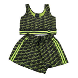 Marc Ellis Completo 2 Pezzi Top-Shorts Nero per Bambina JMJCM17412 NERO MARC ELLIS 