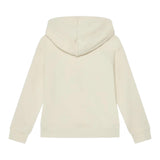 Calvin Klein Felpa Tinta Unita con Cappuccio E Stampa per Bambino IB0IB02380 PANNA CALVIN KLEIN 