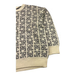 JOHN RICHMOND maglia girocollo fantasia logo Panna per Bambino RBA25112MA PANNA JOHN RICHMOND 
