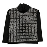 JOHN RICHMOND shirt collo alto tinta unita con brillantini Nero per Bambina RGA25181TS NERO JOHN RICHMOND 