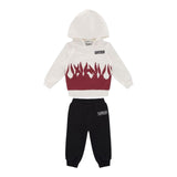 ICEBERG completo bicolore 2pz felpa-pantalone Bianco/nero per Bambino CFICE5305NB BIANCO/NERO ICEBERG 